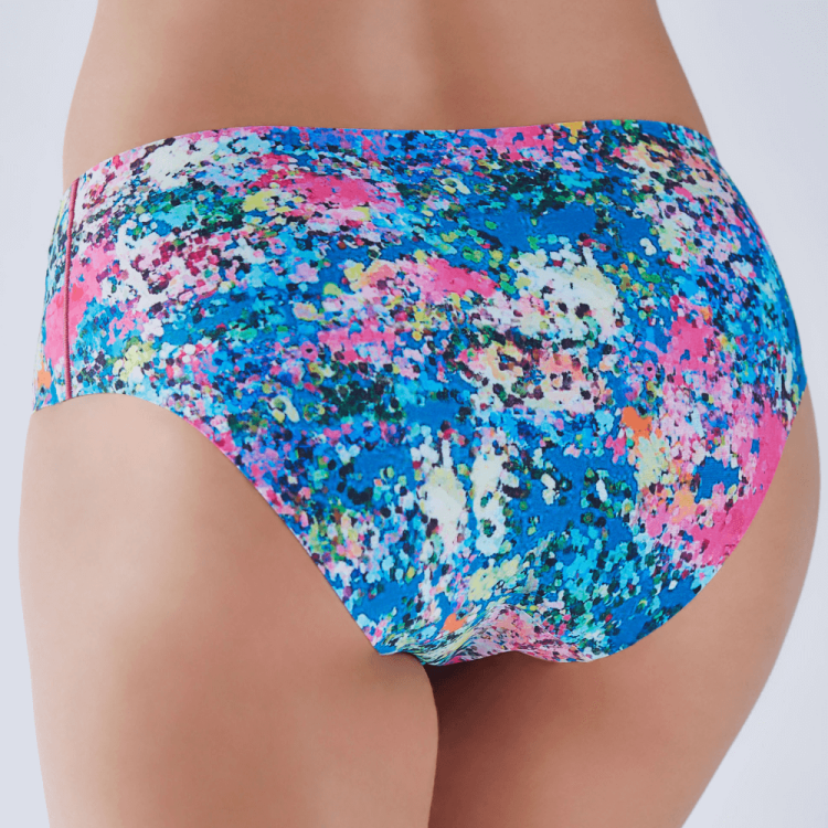 Figi damskie bezszwowe kolorowe Classic Paloma Pink, majtki damskie, kolorowe klasyczne figi damskie,