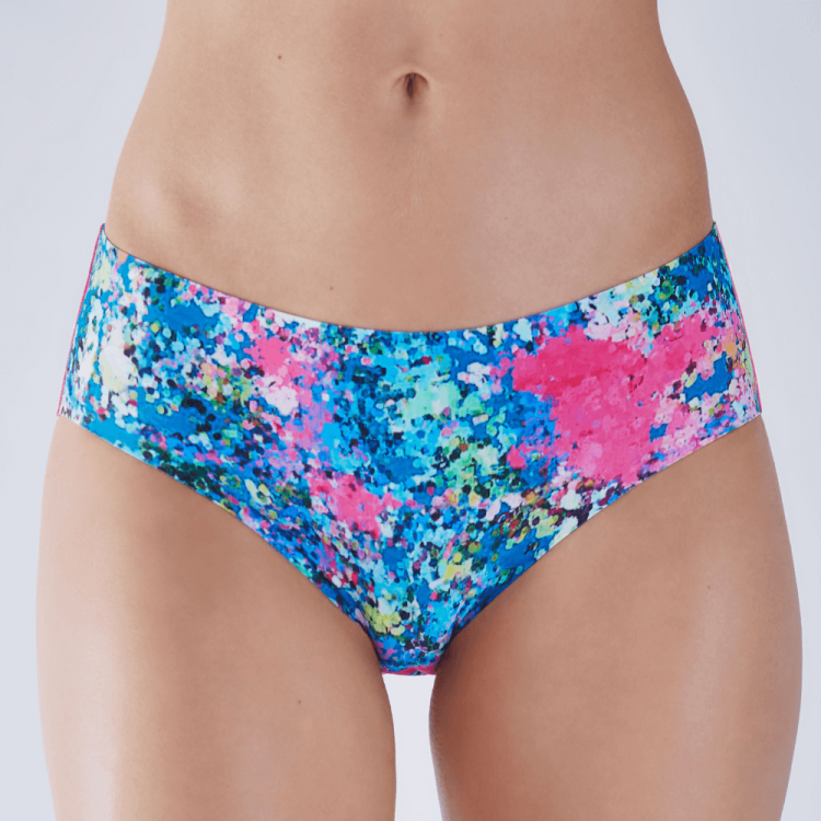 Figi damskie bezszwowe kolorowe Classic Paloma Pink, majtki damskie, kolorowe klasyczne figi damskie,