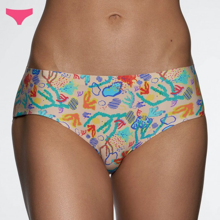 majtki damskie, kolorowe klasyczne figi damskie,