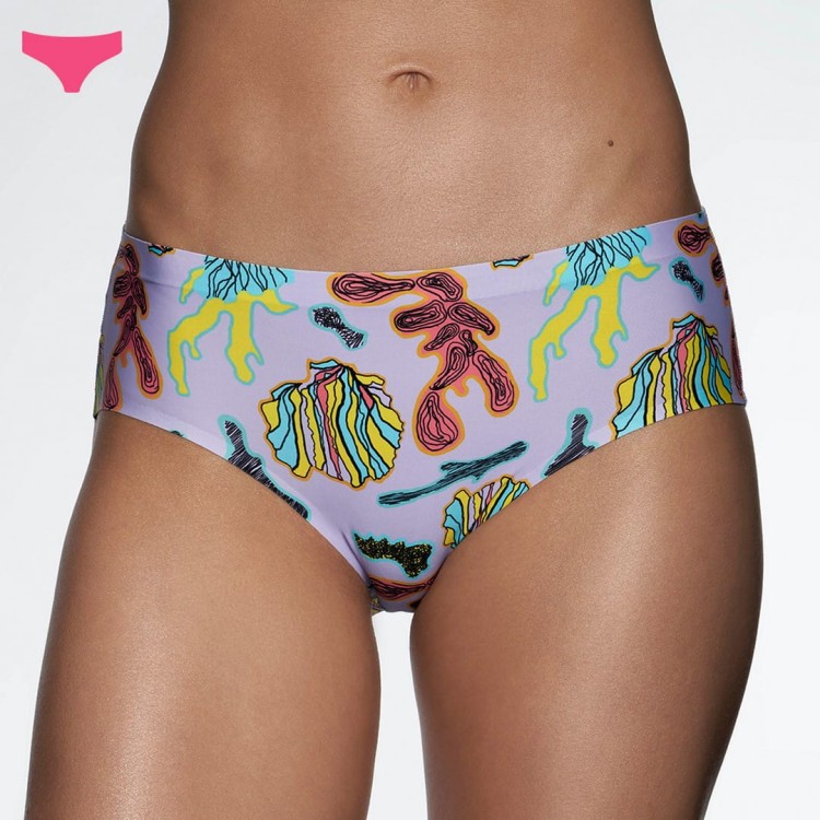 majtki damskie, kolorowe klasyczne figi damskie,