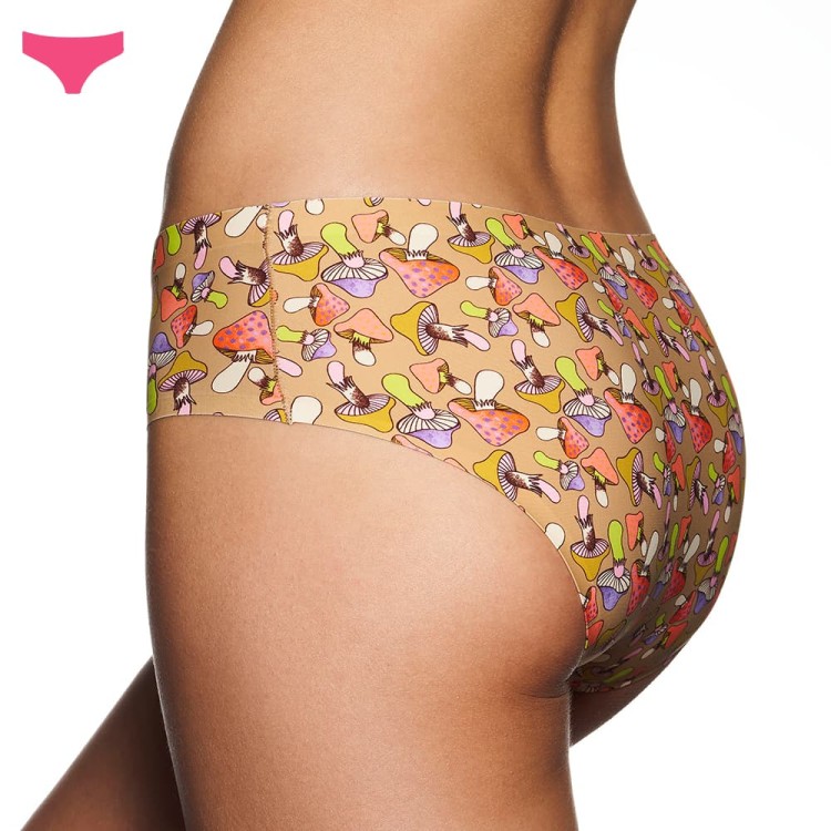 dreamy shrooms majtki damskie, kolorowe klasyczne figi damskie,