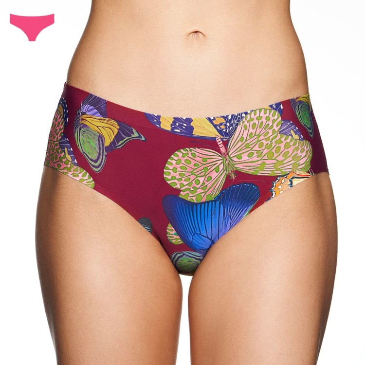 fairy moth majtki damskie, kolorowe klasyczne figi damskie,