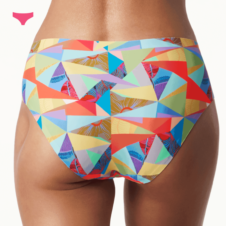 klasyczne figi damskie Palm Springs sklep internetowy z bielizną damską Paloma Pink, majtki damskie, kolorowe klasyczne figi damskie,