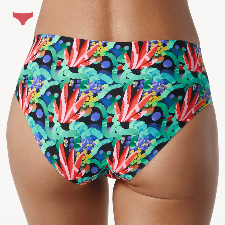 klasyczne figi damskie Vitamin D sklep internetowy z bielizną damską Paloma Pink, majtki damskie, kolorowe klasyczne figi damskie,