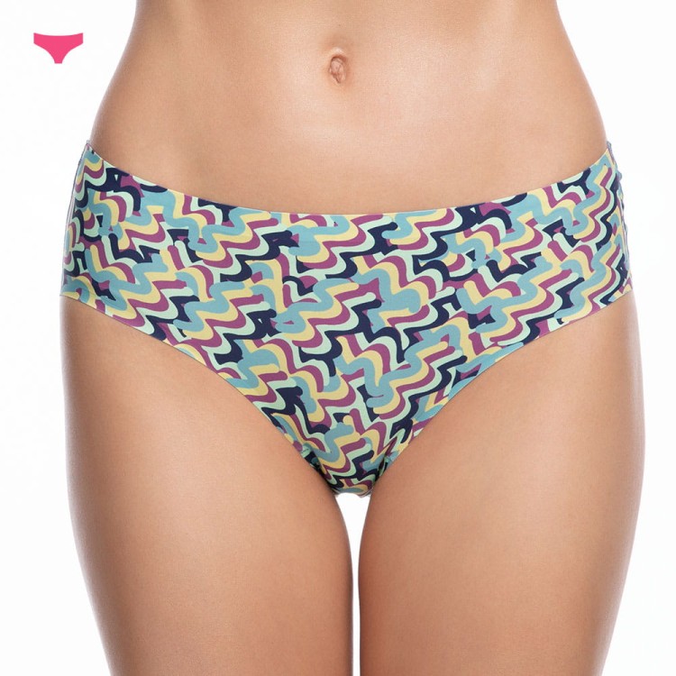 figi damskie w kolorowy wzór City Break