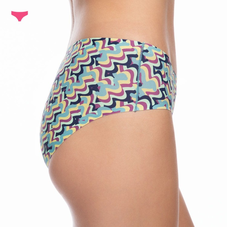 figi damskie w kolorowy wzór City Break