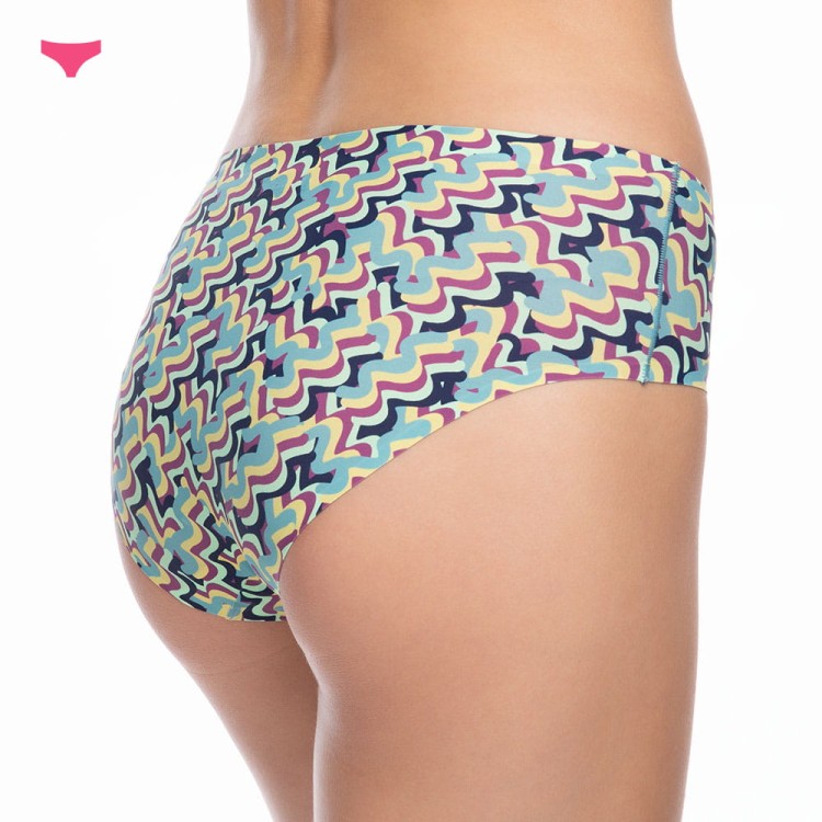 figi damskie w kolorowy wzór City Break