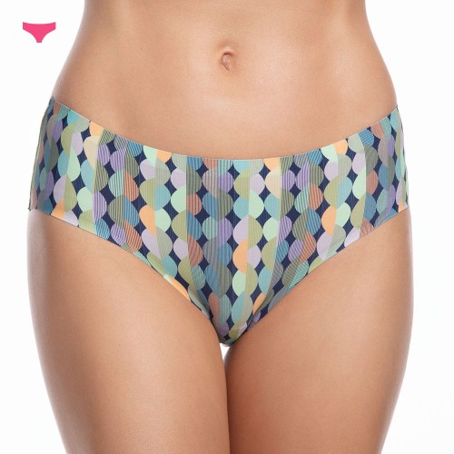 figi damskie w kolorowy wzór Cosy