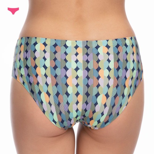 figi damskie w kolorowy wzór Cosy