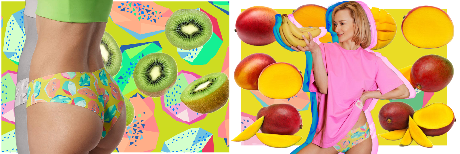 Smoothie mango i banan koktajl owocowy od Paloma Pink